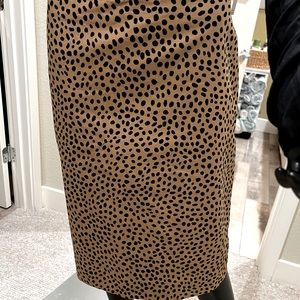 J Crew Cheetah print skirt